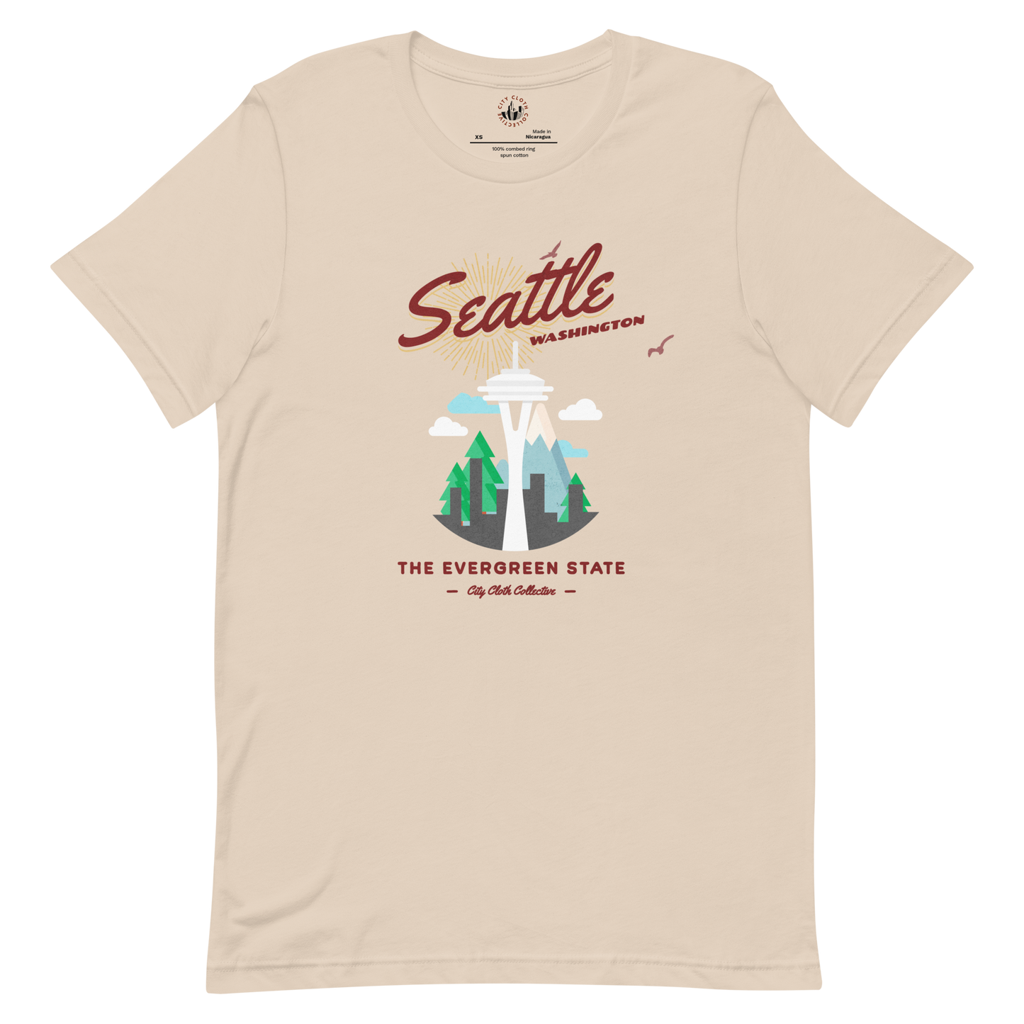 The Evergreen State- Seattle Washington Shirt