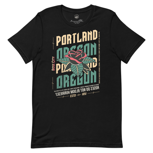 Rose City- Portland, Oregon Tee