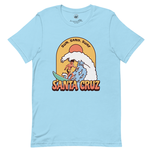 SUN, SAND, SURF- Santa Cruz, California Shirt