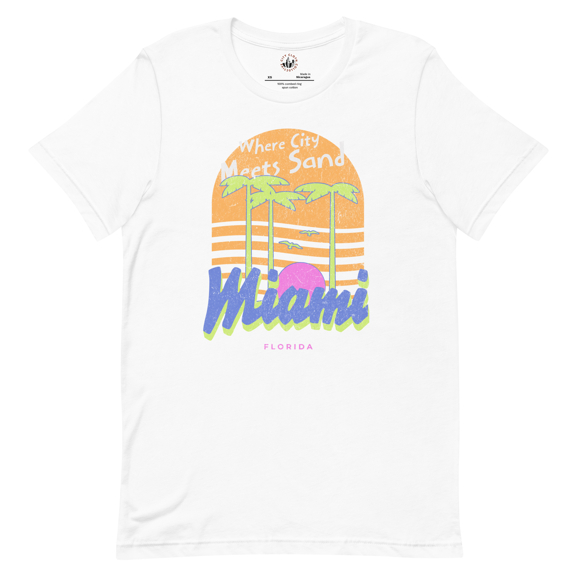 Where City Meets Sand- Miami Florida Shirt