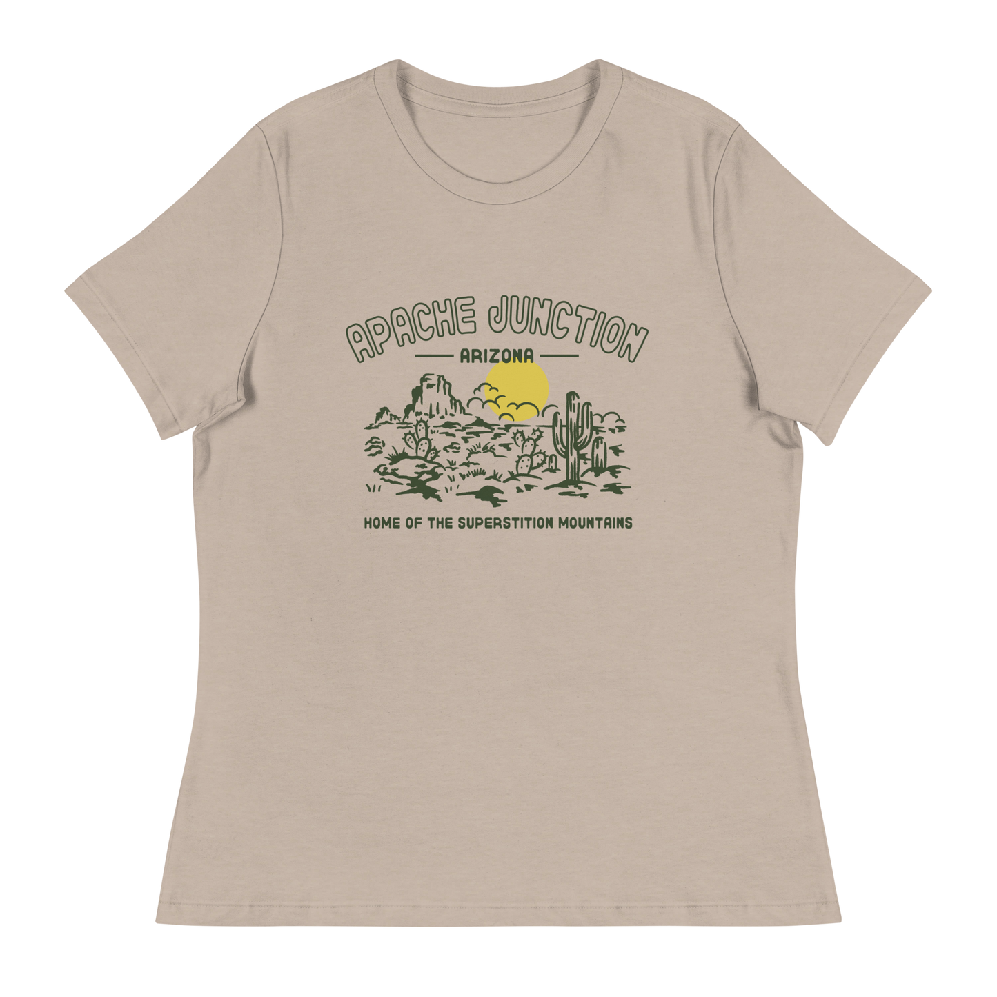 Arizona Home of The Superstition Mountains Apache, Junction Women's Relaxed Tee