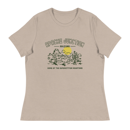 Arizona Home of The Superstition Mountains Apache, Junction Women's Relaxed Tee